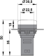 LED lamp white, 24 VAC/DC, 22mm, BZ501214A Schrack Technik alt_view_2