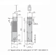 Safety switch, plastic XCSLE, 2NC+2 NO, slow break, 3 entries tapped M20, 24 V, XCSLE2525312 alt_view_2