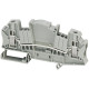 Terminal block, Linergy TR, screw type, feed through, 2 points, 6mm², measuring transducer, grey main