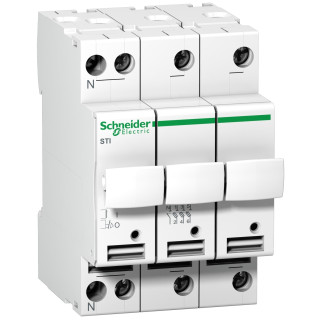 A9N15658 Schneider Electric | ACTI9 STI 3P-N 25A FUS 0.3 X 38 MM FUS