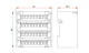 Terminālu bloks 4P 80A, 1x16mm² 8x10mm² IKB04016 Schrack Technik alt_view_2