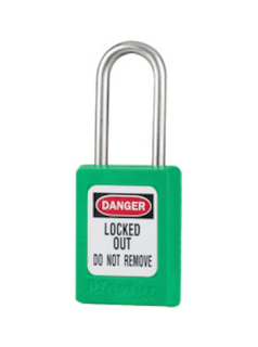 S31MKGRN | Zenex Padlock - Keyed different and Master Keyed (Master Key to order separately) - Key retaining main