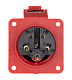 Розетка настенная, 3P+N+E, 6h, 415V, 16A, IP44, YY764516 Schrack Technik alt_view_4