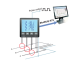 LCD 96x96 Energy PLUS Power Meter Kit , Ethernet,8MB log.,1 DI 2 DO, harmonics, 3 Rogowski RC150 L= 30 cm Øint. 9,5 cm S711EROGETH30 Seneca alt_view_5