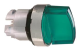 Head for illuminated selector switch, Harmony XB5, dark grey plastic, green handle, 22mm, universal LED, 3 positions,right to center alt_view_2