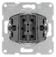 Two-gang one-way switch insert, cage clamps, EV100109 Schrack Technik main