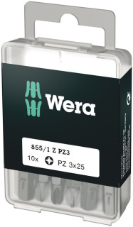 855/1 Z DIY bits, PZ 3 x 25 mm, 10 pieces, 05072405001 Wera main