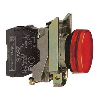LED korpuss sarkana 230VAC main
