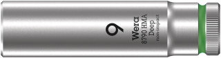 8790 HMA Deep 1/4" socket, 9 x 50 mm, 05004506001 Wera main