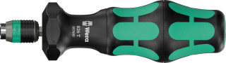 826 T Kraftform Turbo bitholding handle with Rapidaptor quick-release chuck, 1/4" x 146 mm, 05057480001 Wera main