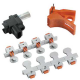 padlocking device - for toggle - set of 2 main