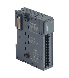 analog input module, Modicon TM3, 2 inputs high resolution, spring, 24V DC main