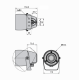 Multisound siren, Harmony XVS, white colour, 106dB, 2tones, 230V AC alt_view_4