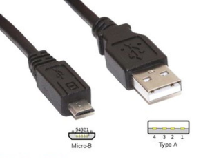 USB-A Micro USB-B 5 P plug cable CUAMICROB Seneca