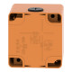 Пустая станция управления, Harmony XAP, XB2 SL, цинковый сплав, оранжевый, M20, 1 вырез 30мм с насечками, 80x80 x77мм, UL cULus main
