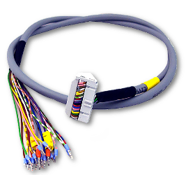PLC / MBS Connection, round 100 cm, marking +24 V/channels/0 V (RoHS) main