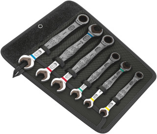 6000/6002 Joker 6 Set 1 Ratcheting combination / double open-end wrenches set, 6 pieces, 05020022001 Wera main