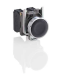 Pogas komplekts 22mm, ar atsperi NO, melna, XB4BA21 Schneider Electric alt_view_2
