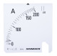 Scale Plate, 96x96mm, 200/400/5A AC, MGS59200-A Schrack Technik main