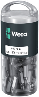 867/1 TORX® DIY 100, TX 30 x 25 mm, 100 pieces, 05072451001 Wera main
