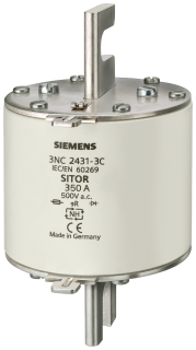 SITOR fuse link, with slotted blade contacts, NH3, In: 1000 A, aR, 3NC8444-3C, Siemens main