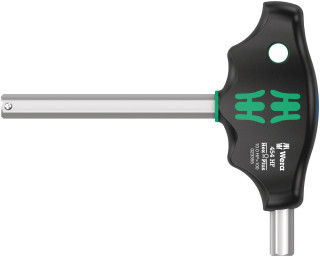 454 HF T-handle hexagon screwdriver Hex-Plus with holding function, 10 x 100 mm, 05023354001 Wera main