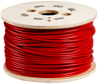 IE110-PL100 ACCESSORY ROPE 100M Metāla stieple ar sarkanu PVC pārklājumu 5310814 Sick main
