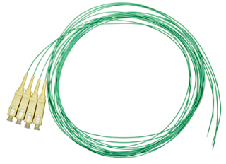 FO Pigtail SC, 50/125µm OM3, 2.0m, Easy Strip,aqua,4pieces, HLP03C002E Schrack Technik