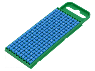 Marķieri; Marķējums: -; 0,8÷2,2 mm; poliamīds; zils; -40÷85°C; iespiežams main
