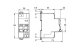 Residual current breaker with overcurrent protection (RCBO), Acti9 iDPN N Vigi, 1P+N, 16A, B curve, 6000A, AC type, 30mA alt_view_2
