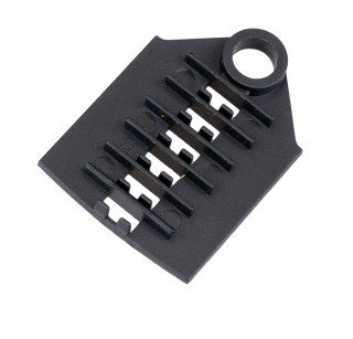 FO splice holder for 6 shrink splice protectors (HELSP0001x)