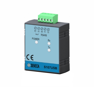 RS485/USB serial converter 40x48x20.17mm S107USB Seneca main