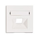 Cover for RJ45 UAE outlet, labelling window, 1-Port, white, EV104314 Schrack Technik main