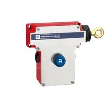 Latching emergency stop rope pull switch, e XY2CE, RH side -1NC+1 NO, Flush pushbutton, XY2CE1A150