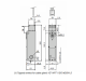 Safety switch, metal XCSLF, 2 NC+4 NO, slow break, 3 entries tapped M20, 24 V, XCSLF3535312 alt_view_2