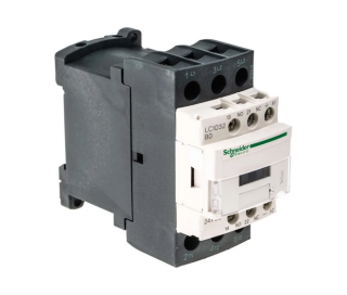 Contactor, TeSys Deca, 3P(3NO), AC-3/3e, <=440V, 32A, 24V DC coil, screw clamp terminals