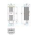 Sildītājs ar dabīgo konvekciju 100W, 110-250VAC, NSYCR100WU2 Schneider Electric alt_view_5