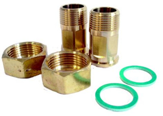 Mounting kit G 1 ¼ , for threaded connection R 1, S55563-F125 Siemens