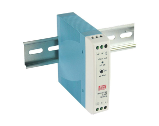 Блок питания; DIN; 20W; 24V; 1A; 85-264VAC; 120-370VDC, MeanWell, MDR-20-24 main