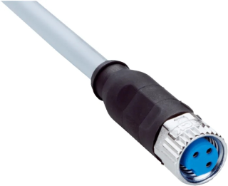 Konektors ar kabeli YF8U13-050VA1XLEAX, M8, 3-PIN, taisns, mamma, kabelis 5m, IP65/IP66K/IP67, 2095884 Sick main