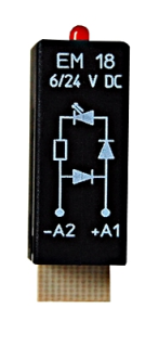 Aizsardzības diode 6...24VDC