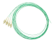 FO Pigtail LC, 50/125µm OM3, 2.0m, Easy Strip,aqua,4pieces, HLP03L002E Schrack Technik main