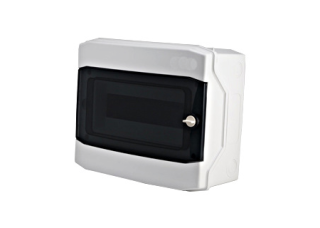 Distribution box 1 row, transparent doors, IP65, BK080202 Schrack Technik main