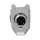 Head for non illuminated push button, Harmony XB4, flush mounted black projecting pushbutton alt_view_3
