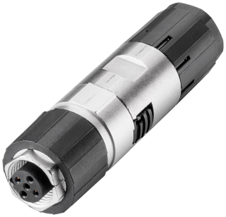 PB FC M12 cable connector PRO, plug w. conn. system, female cont. insert, 1 unit, 6GK1905-0EB10-6AA0, Siemens main