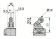 Limit switch head, ZCE, roller lever plunger horizontal direction, ZCE21 alt_view_2