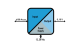 Current Transducer AC/DC with Hall effect INP 0-100Aac/dc OUT 0-10Vdc T201DCH100 Seneca alt_view_4