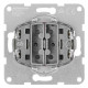 Two-gang two-way switch insert, cage clamps, EV100131 Schrack Technik main