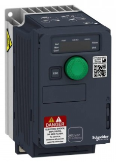 Frekvenču pārveidotājs Altivar Machine ATV320, 0,18KW, 200V, 1 fāze, compact ATV320U02M2C Schneider Electric