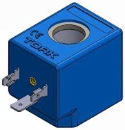 Electromagnetic coil (solenoid) 24VDC 18W, iD= 14mm, H= 38.7mm, C40024VDC18W SMS Tork main